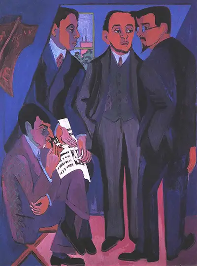 A Group of Artists Ernst Ludwig Kirchner